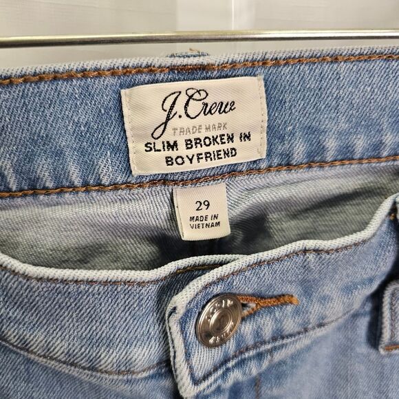 J. Crew Slim Broken In Boyfriend Jeans Size 29 - Picture 4 of 7
